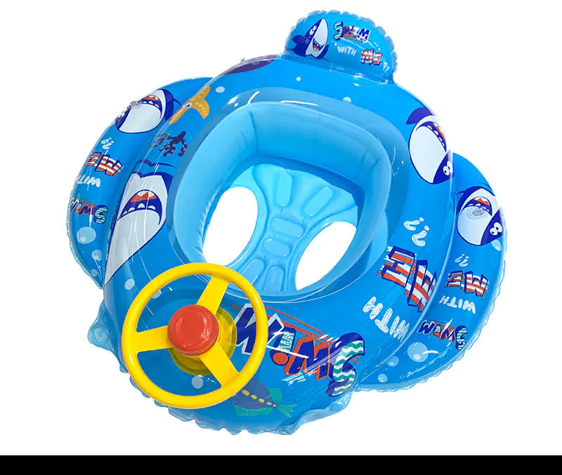 Kindora Baby Swim Float — Inflatable Safety Seat Pool Float