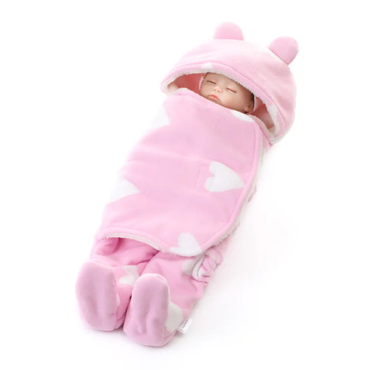 Kindora Plush Swaddle Sleep Bag — Newborn Blanket Wrap