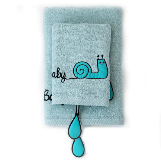 Milk&Mooβ’ Sangaloz Baby Towel Set β 2-Piece Ultra-Soft Cotton Towels