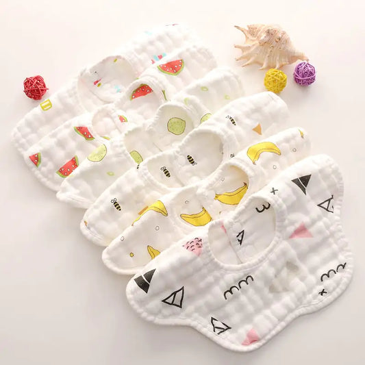 Baby Bibs and Infant Rice Pocket Saliva Towels