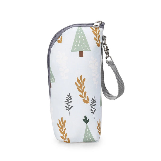 Baby Bottle Bag Bottle Warmer Baby Feeding Aluminum Mold Insulation Outing Stroller Hanging Bag For Storage Cups Drinks