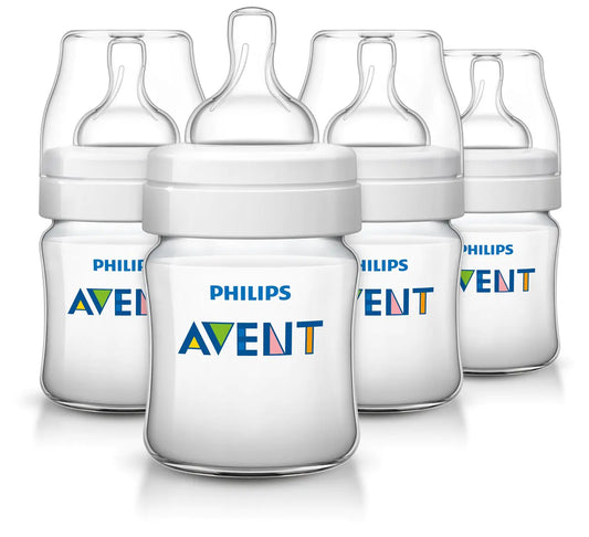 Philips Avent Classic+ Baby Bottles – 4oz, Set of 4