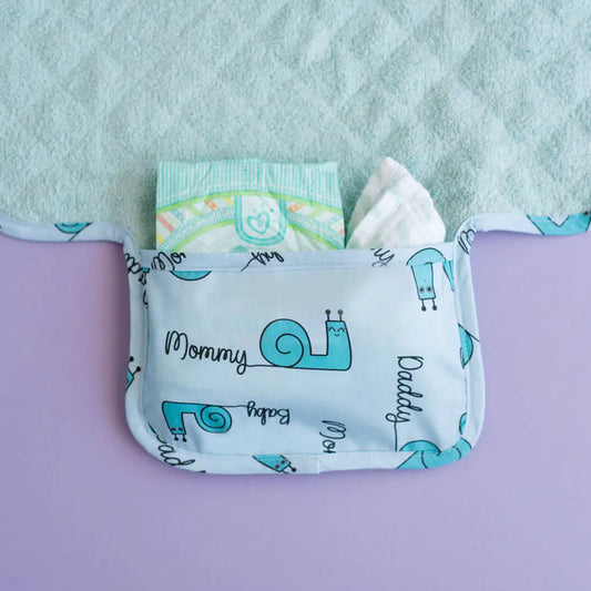 Milk&Moo Sangaloz Portable Baby Changing Pad – Waterproof & Foldable