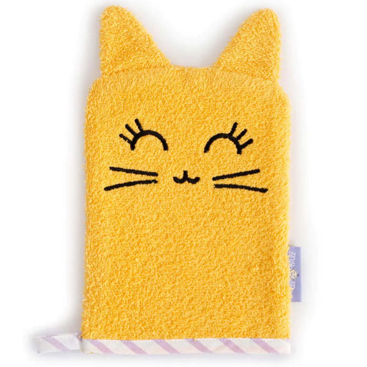 Milk&Moo Baby Bath Glove – 100% Cotton Cat Design