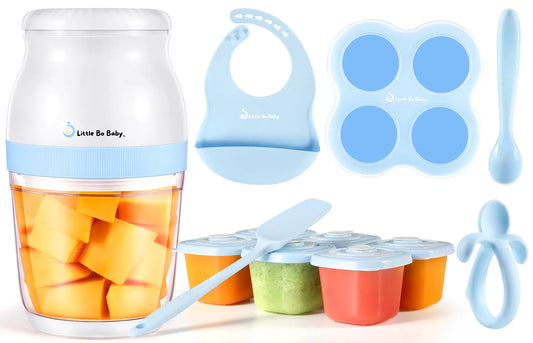 ✨ 13-in-1 Baby Food Maker & Feeding Set – Blender, Steamer, Storage & More