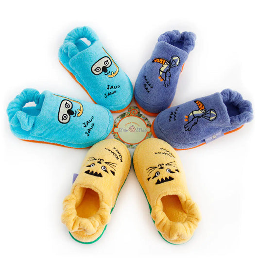Milk&Moo Flying Toucan Kids Slippers (Dark Blue)