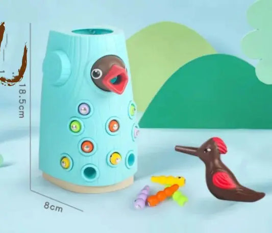 Woodpecker Peekaboo Bug-Catching Toy