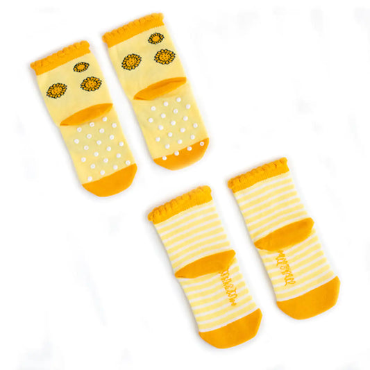 Milk&Moo Buzzy Bee & Chancin 4-Piece Sock Set