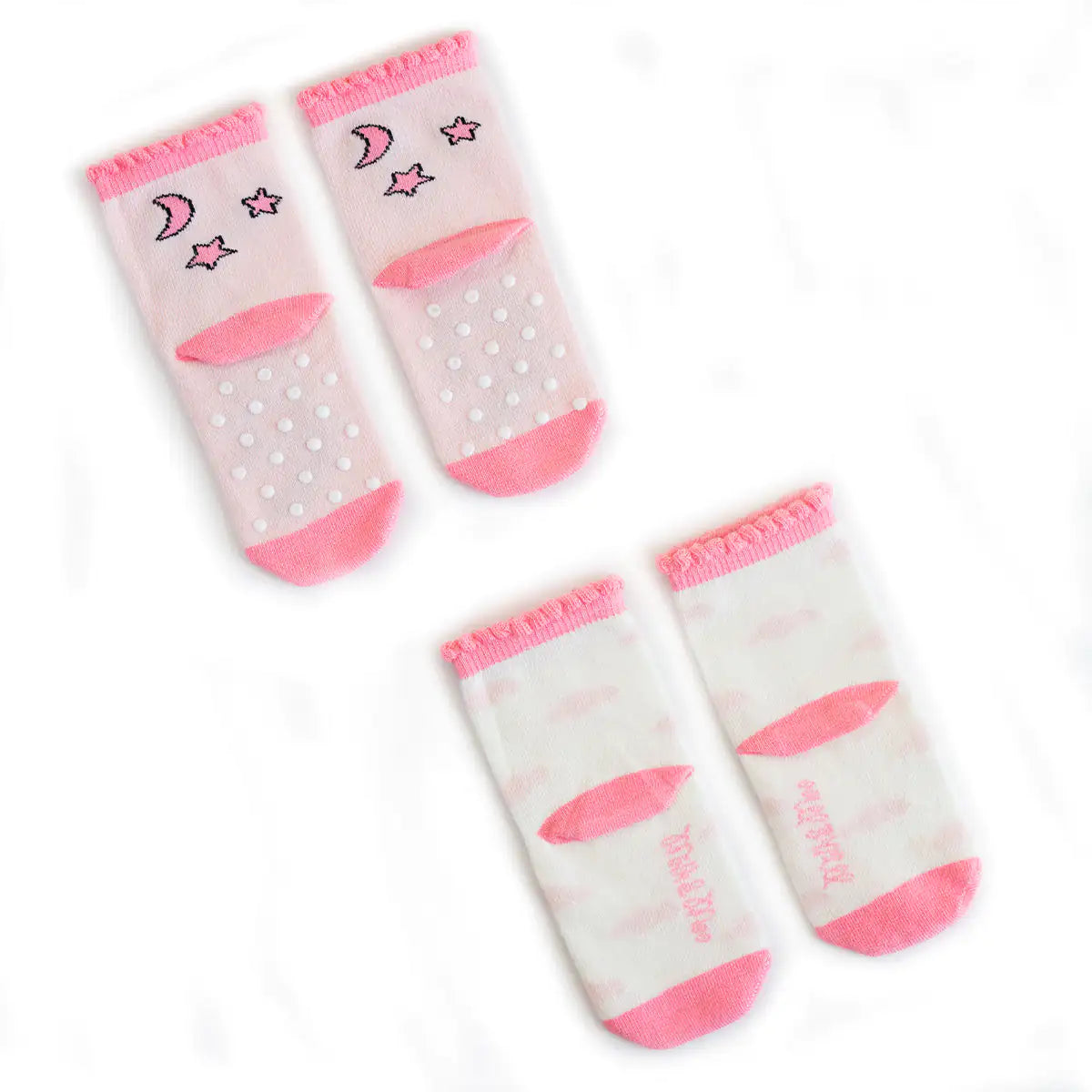 Milk&Moo Buzzy Bee & Chancin 4-Piece Sock Set