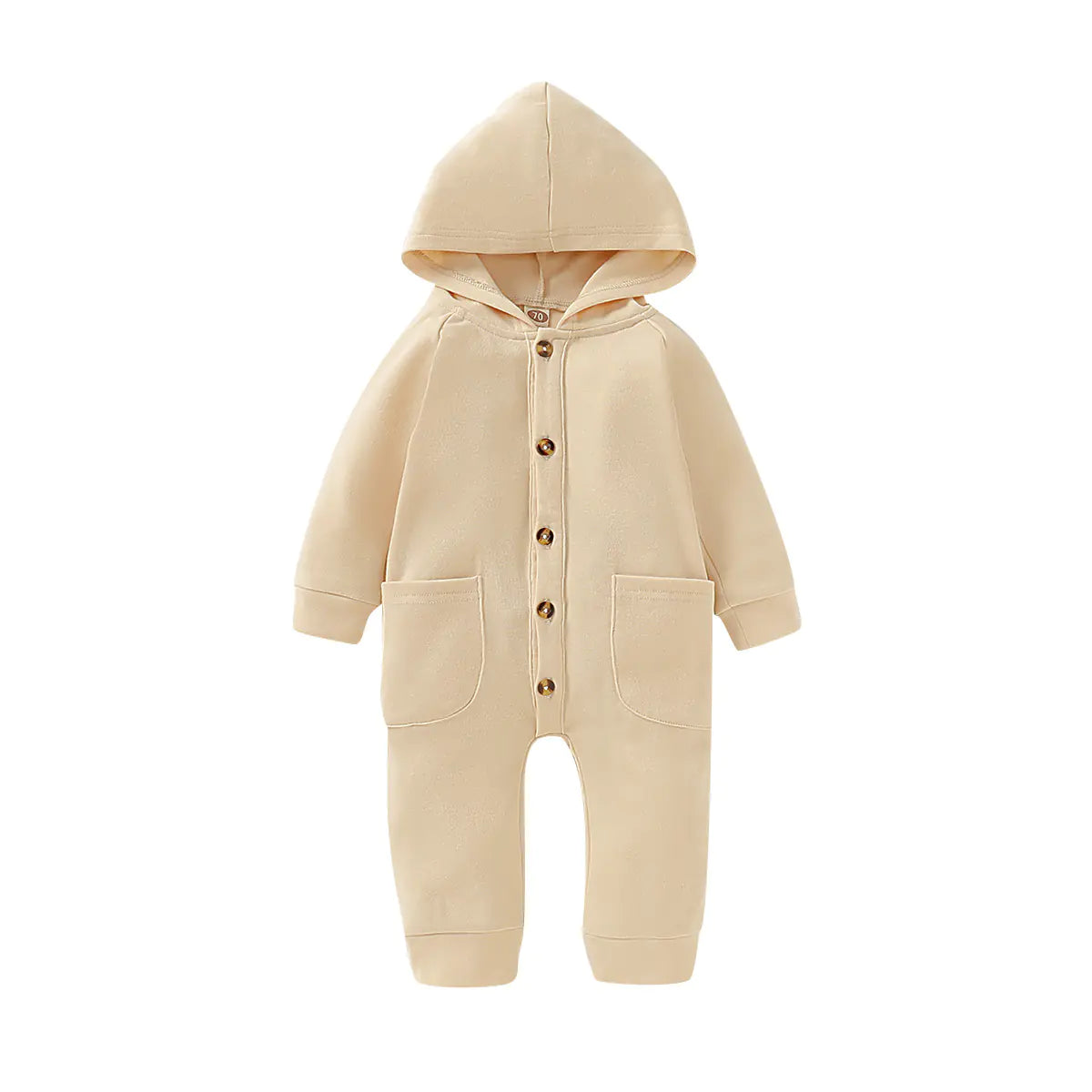 ❄️ Cozy Hooded Onesie – Autumn/Winter Baby Outfit