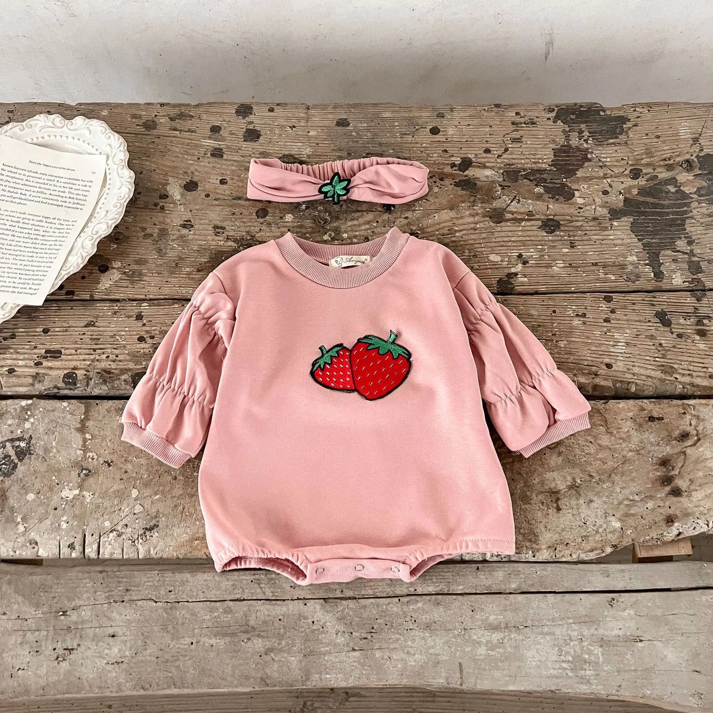 🍓 Sweet Berry Baby Romper
