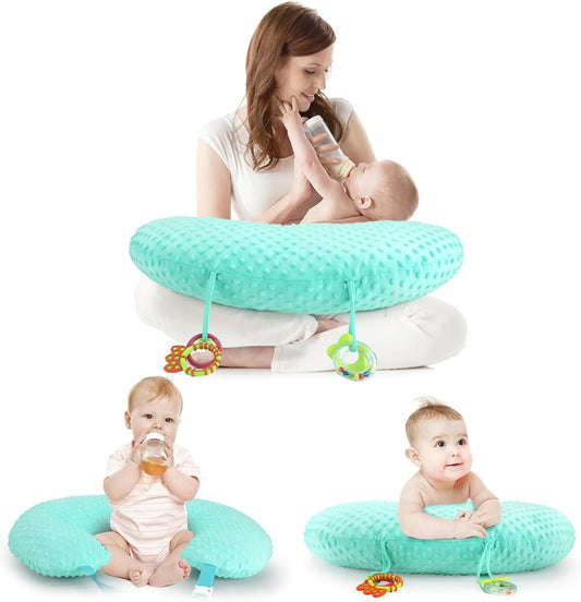 KAKIBLIN™ Baby Support Pillow – Nursing, Sitting, & Tummy Time (Green)