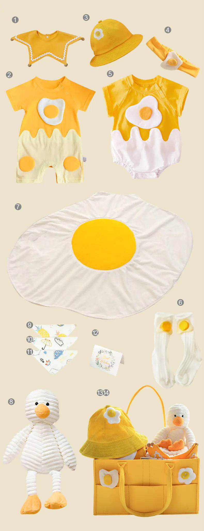 Newborn Gift Box β 14-Piece Baby Essentials & Keepsake Set π