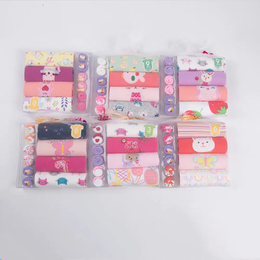 Kindora Baby Clothes Gift Set — Bodysuit & Socks (Newborn)