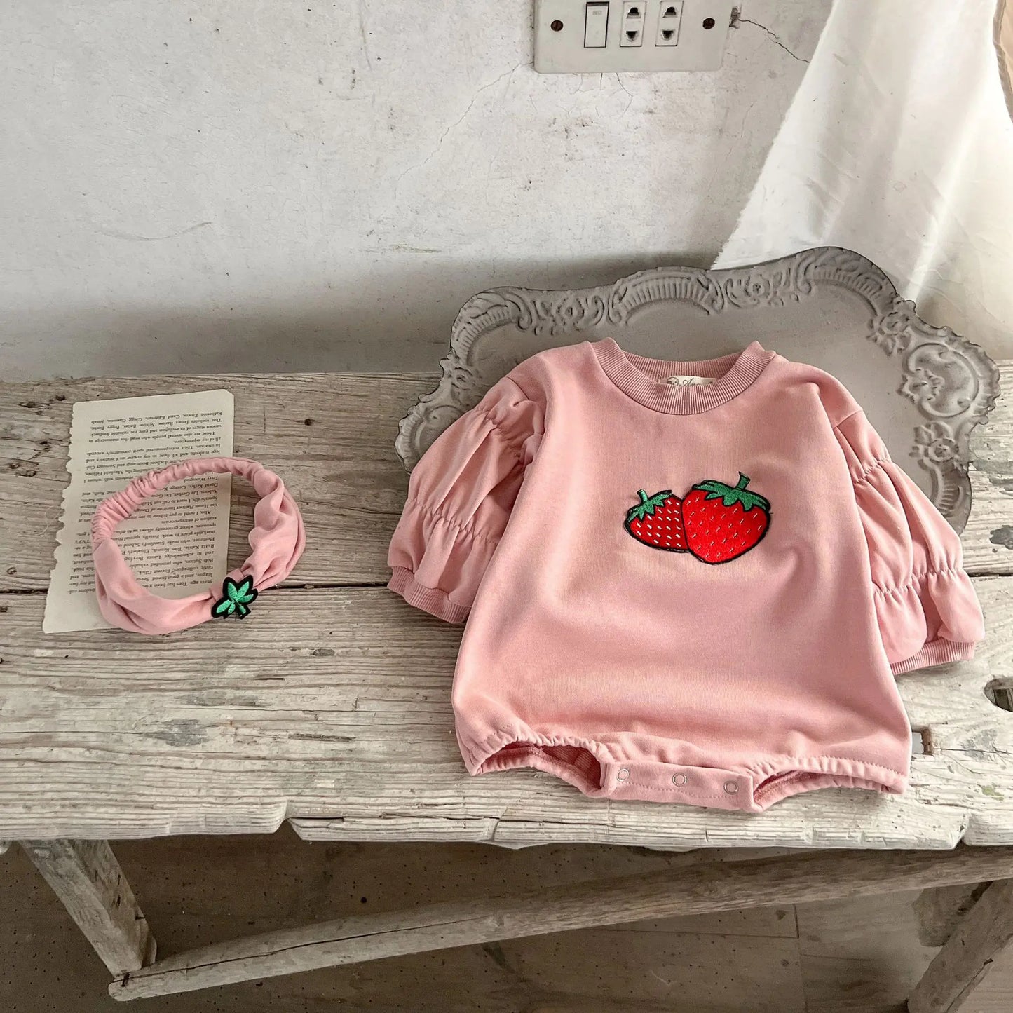 🍓 Sweet Berry Baby Romper