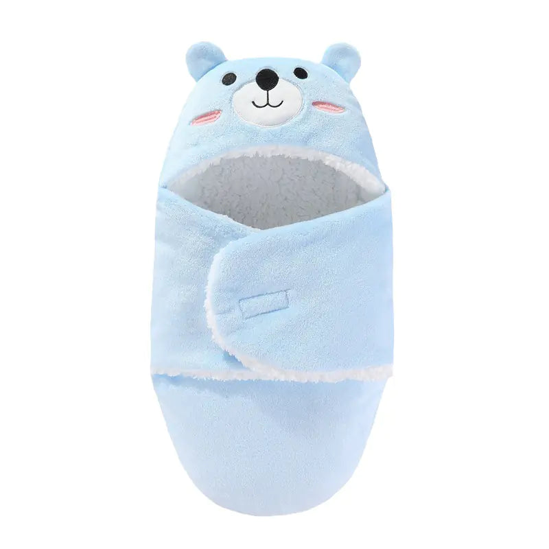 Kindora Cartoon Swaddle — Newborn Baby Blanket with Panda Design
