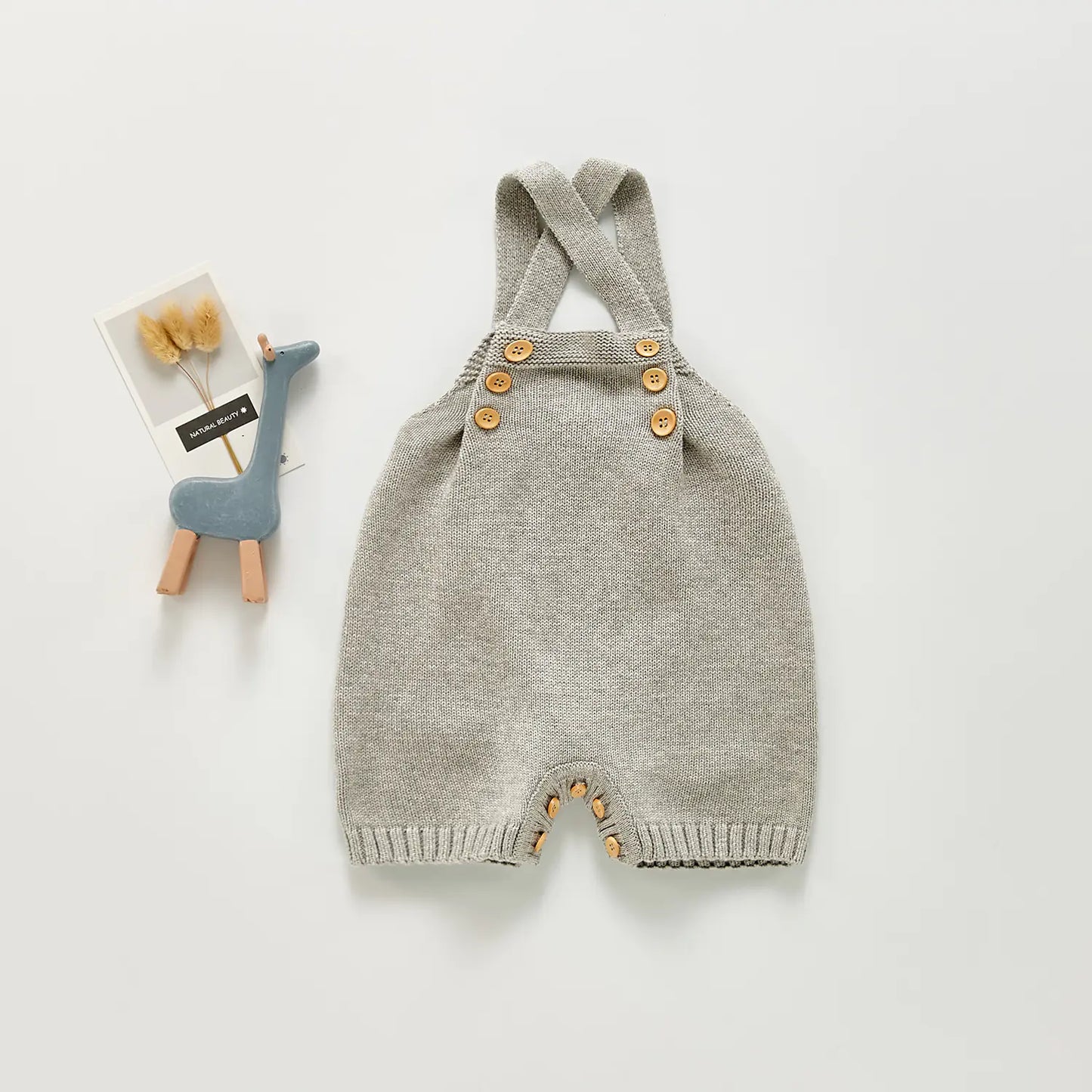 Cozy Autumn Cotton Baby Romper