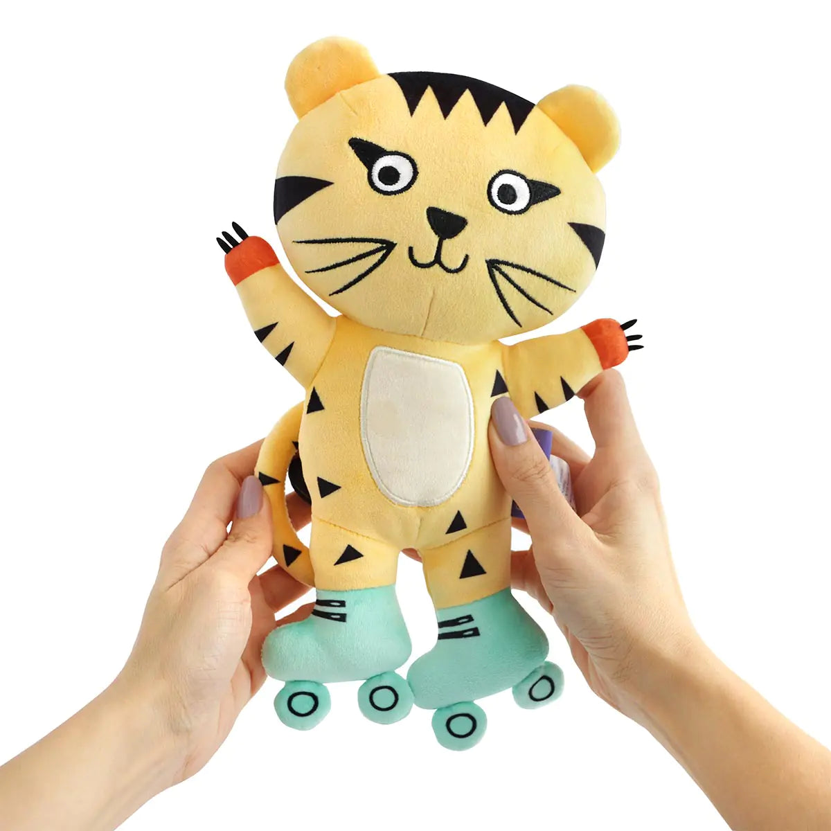 Milk&Moo Skater Cheetah Plush – Soft Cuddly Toy with Adorable Roller Skates
