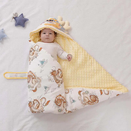 Cozy Cotton Baby Swaddle Blanket (Autumn/Winter)