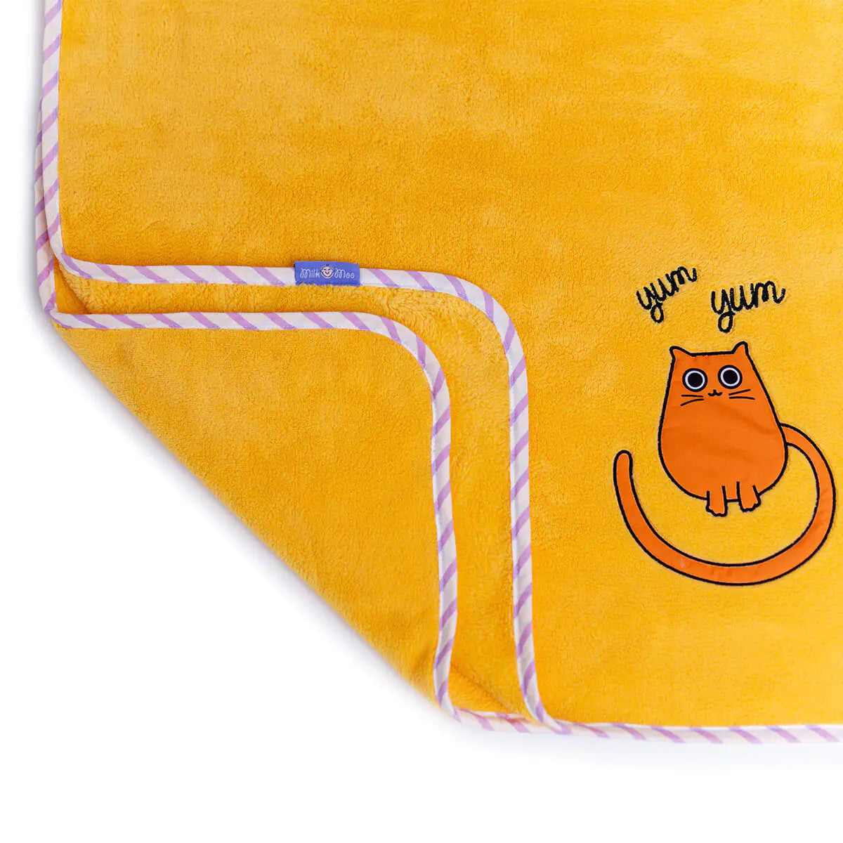 Milk&Moo™ Tombish Cat Baby Blanket Set – Blanket & Hooded Towel
