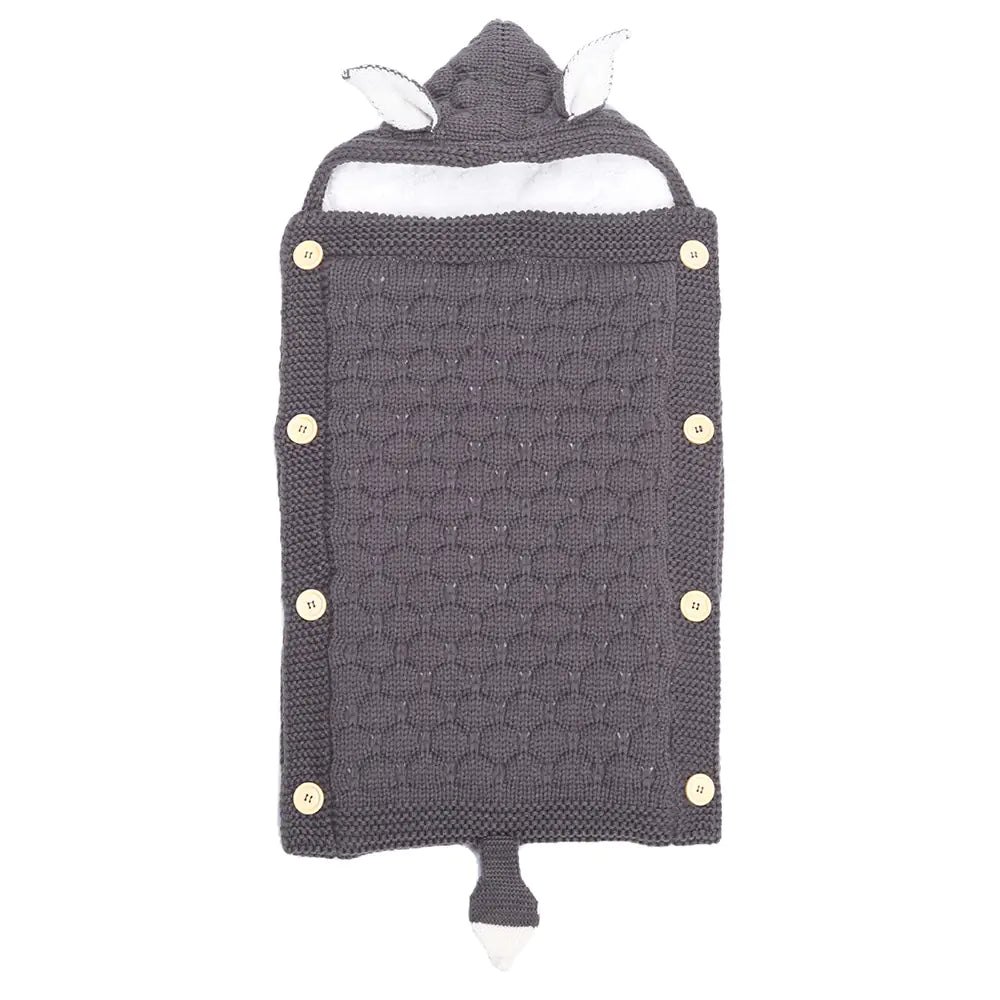 Kindora Knit Sleep Sack — Baby Swaddle with Rabbit Ears