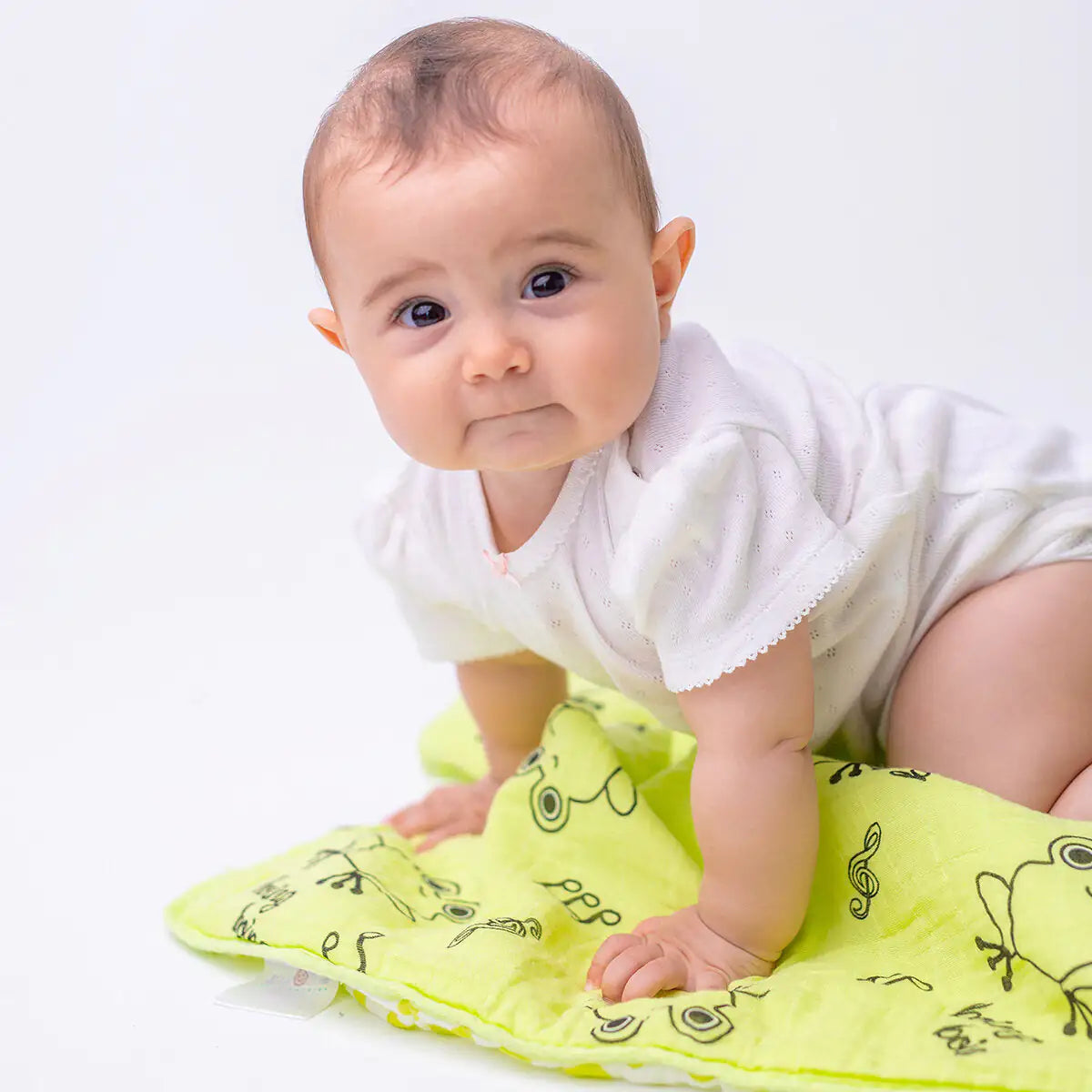 πΈ FroggySnuggle Organic Cotton Baby Blanket