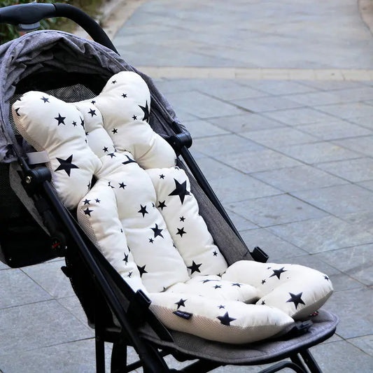 ⭐ Cozy Cotton Cushion for Baby Strollers & High Chairs