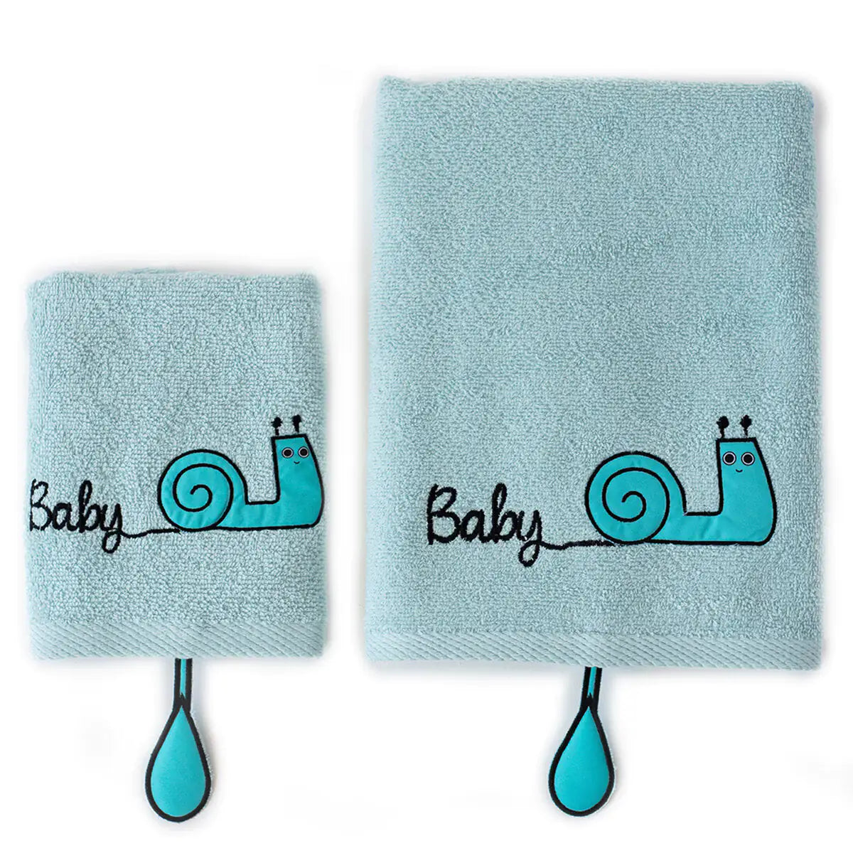 Milk&Moo™ Sangaloz Baby Towel Set – 2-Piece Ultra-Soft Cotton Towels