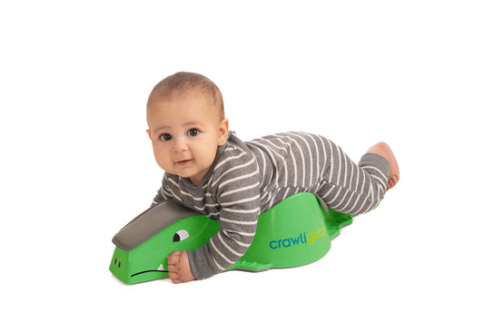 CRAWLIGATOR Tummy Time Mobility Toy for Infants 4-12 Months (Green)