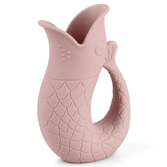 Silicone Baby Bath Rinse Cup – Easy Grip Shampoo Rinser (Blush)