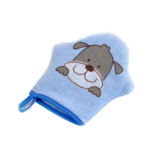 Baby Bath Brush with Exfoliating Wash Cloth and Sponge