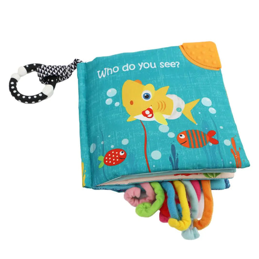 🐠 Under the Sea Crinkle Baby Book – Interactive Cloth Book with Sea Creatures