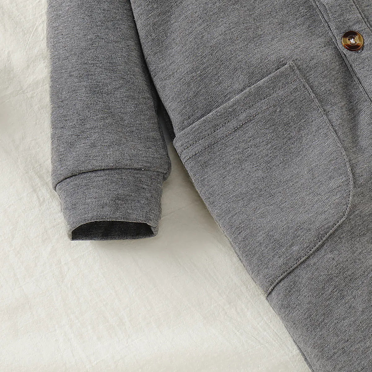 ❄️ Cozy Hooded Onesie – Autumn/Winter Baby Outfit