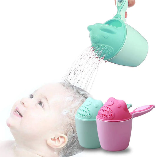 Tear-Free Baby Bath Rinser Cup – Green