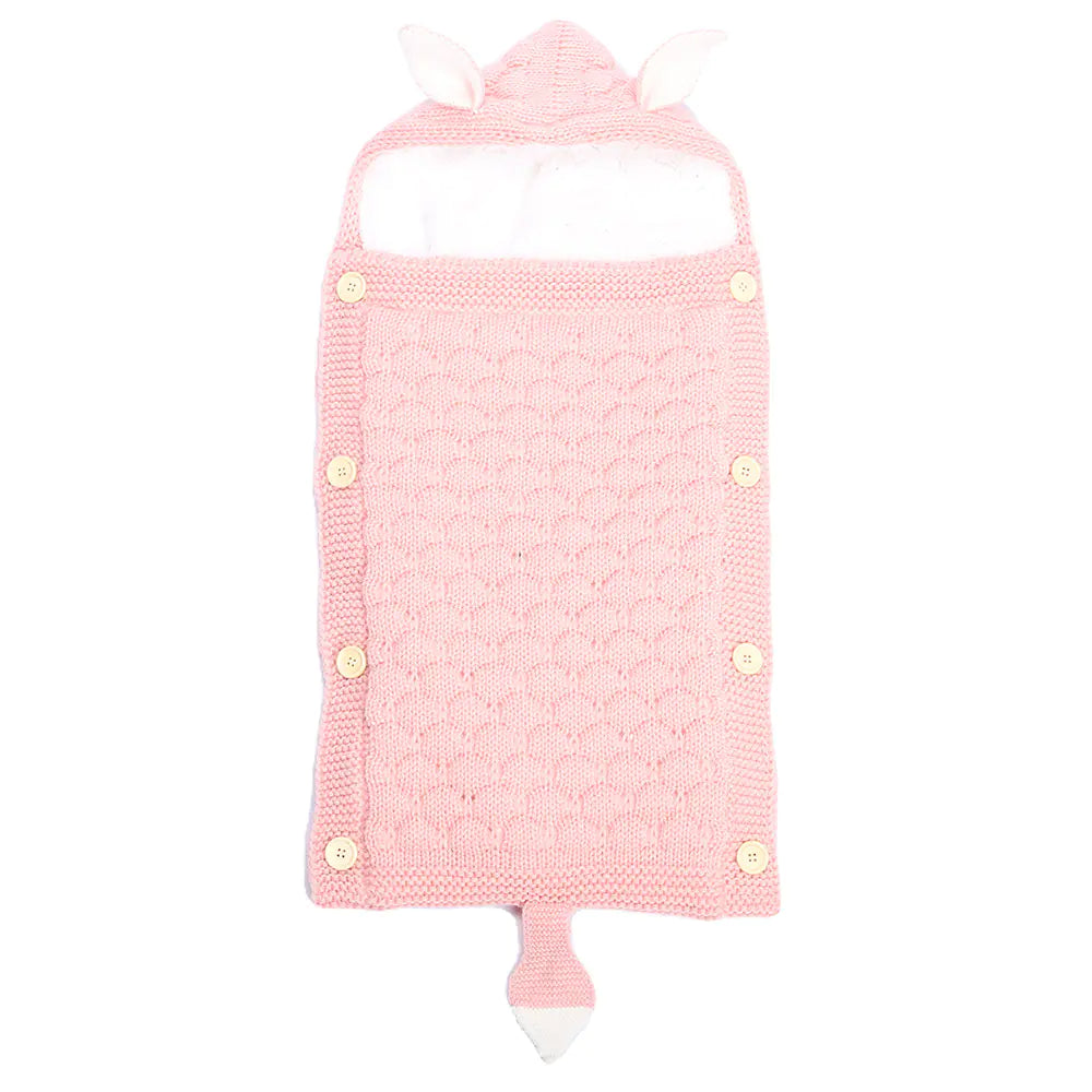 Kindora Knit Sleep Sack — Baby Swaddle with Rabbit Ears