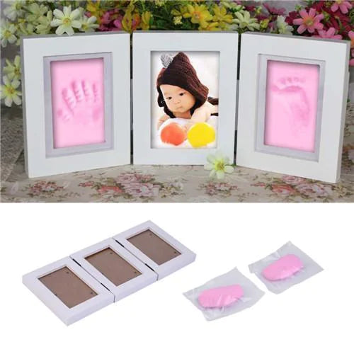 Baby Handprint & Footprint Keepsake Frame