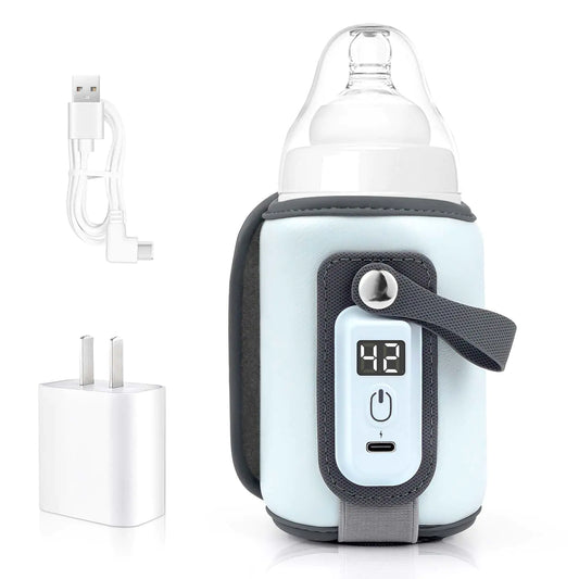 On-the-Go Portable Baby Bottle Warmer – USB & Fast Heating