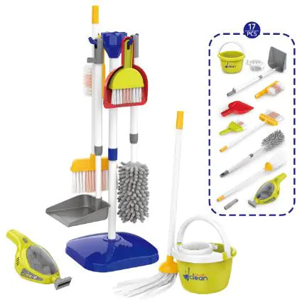 Kindora Toddler Cleaning Playset โ Montessori Pretend Play Housekeeping Kit