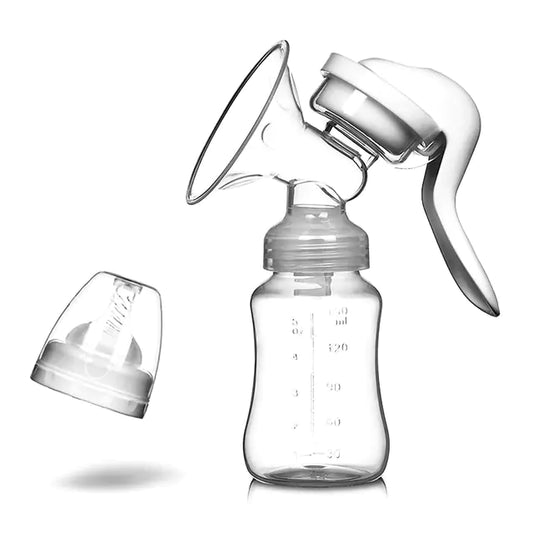 🤱 3-in-1 Manual Breast Pump & Feeding Bottle