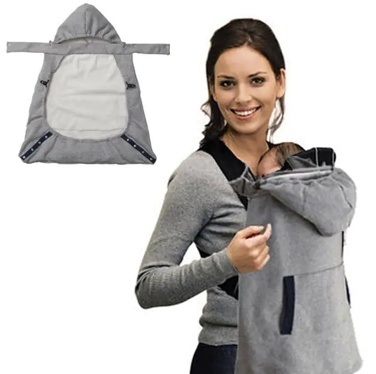 🖤 Baby Sling Carry Cloak – Warm & Comfy Wrap