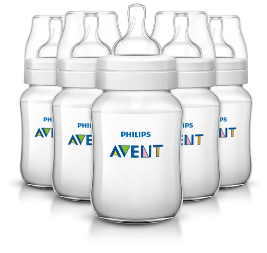 Philips Avent 9oz Classic+ Anti-Colic Bottles (5-Pack)