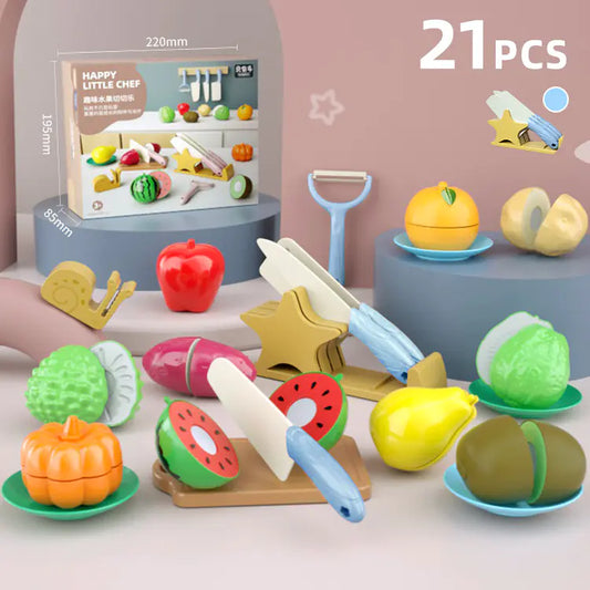 Children's Play House Kitchen Toy Set with Utensils