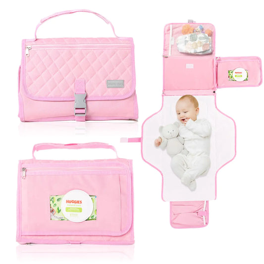 PrettyPads™ Disposable Diaper Changing Liners – Pink (50 Count)