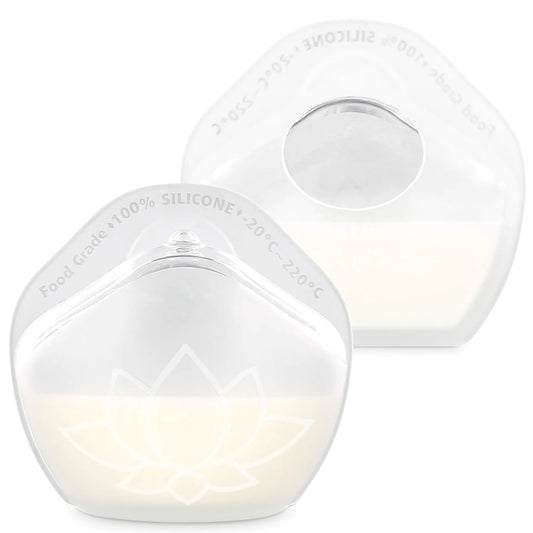 Silicone Milk Collectors for Breastfeeding – 2 Pack