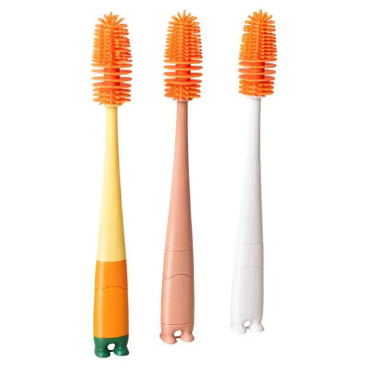 CleanKidz™ 4-in-1 Silicone Cup & Bottle Cleaning Brush
