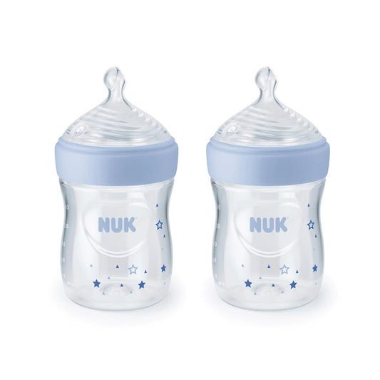 NUK Natural Touch Baby Bottles – 5oz Twin Pack