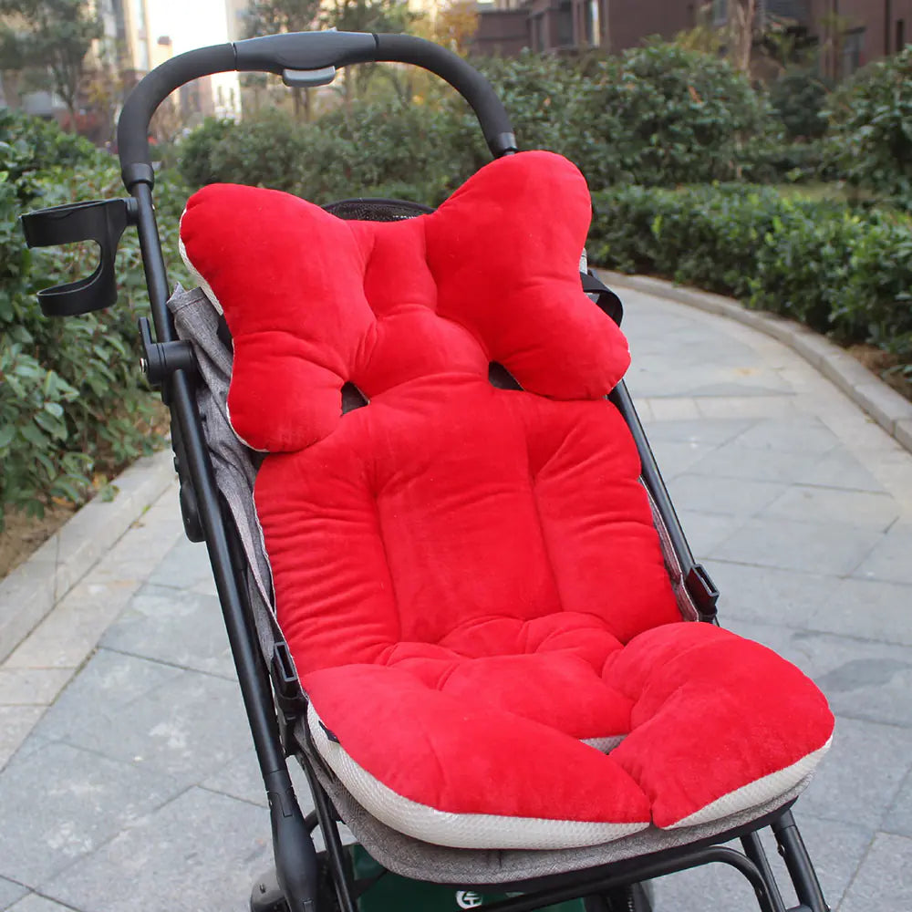 ⭐ Cozy Cotton Cushion for Baby Strollers & High Chairs