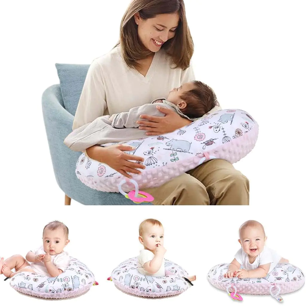 KAKIBLIN® Breastfeeding & Tummy Time Pillow – Pink
