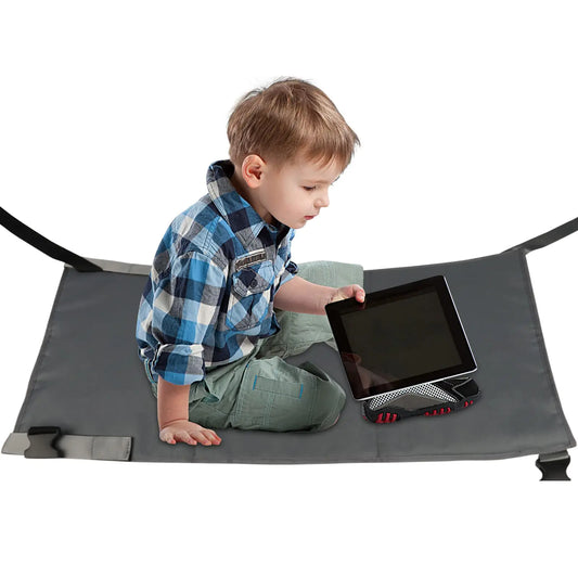POMER™ Toddler Airplane Seat Extender – Portable Kids’ Footrest & Foldable Travel Bed with Safety Belt ✈️