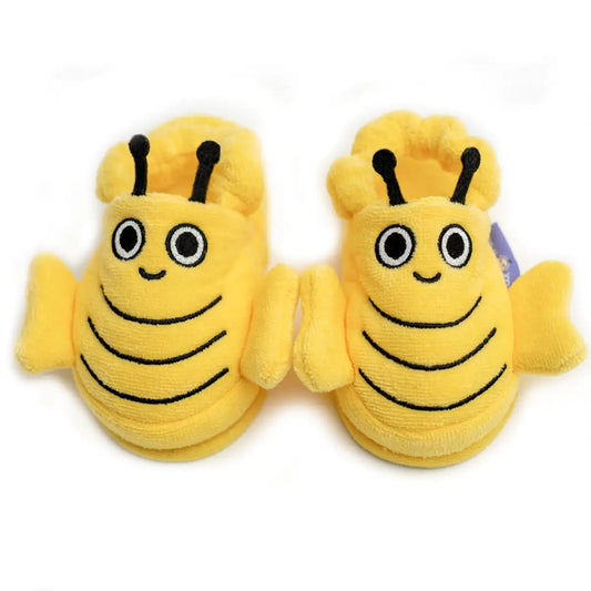 Milk&Mooβ’ Buzzy Bee Toddler Slippers β Cozy Indoor Shoes for Kids